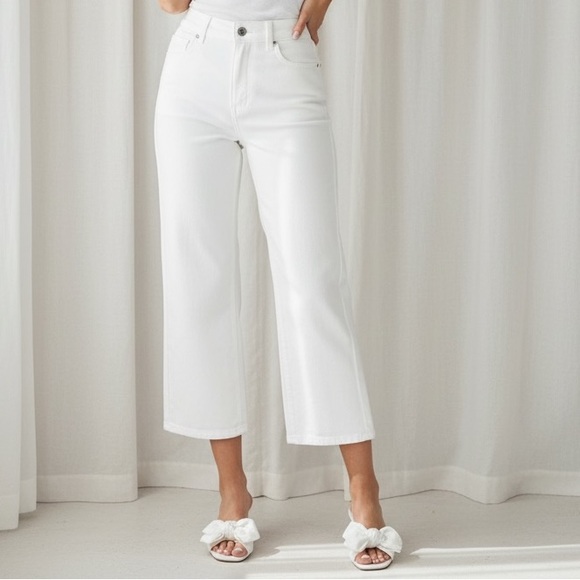 Gianni Bini Denim - Gianni bini Samantha Ponte Flat Front Cropped Pants